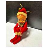 Christmas Pixie Elf of the Shelf VINTAGE 9" Knee
