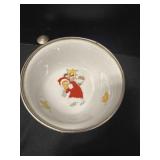 Warming Bowl For Child-Pour Hot water in spout