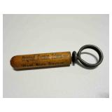 Antique Wood Cork Screw Bottle Opener German