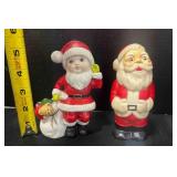 Homco Santa Claus w/ bag-bisque finish, Squeaker