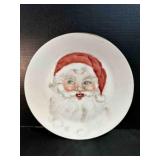 10" Santa Claus Plate Made In Germany looks hand