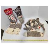 9 pair Rockford Red Heel "Sock Monkey" socks