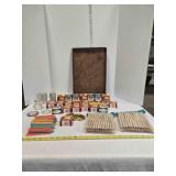 Canning lids, clothespins, plastic popsicle sticks