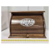 Wood bread box