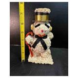 1950s Japan Styrofoam Popcorn Snowman Christmas