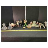 Ceramic figures, Oil & Vinegar set, bookends