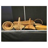 6 baskets; 13" Horn of Plenty; 19" rectangle
