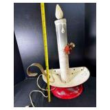 Vintage Jones Metal 24" Christmas Candle Holder