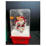 Musical Santa in Snow Globe plays Music 13"