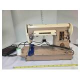 Vintage Singer model 301A sewing machine in case