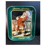 Coca Cola Tray Santa Claus "Season