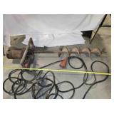 Battery-operated post hole auger digger