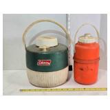 2 insulated water jugs