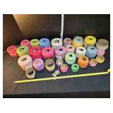 28 spools of crochet thread