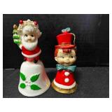 Christmas Bells ceramic Lefton Boy w/top hat