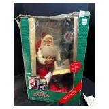 Animated Santa Never removed from Box has cassette