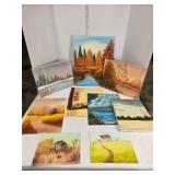 9 Original Oil Paintings by Viola Peach