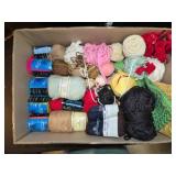 Yarn & latch hooks, braiding supplies, razors