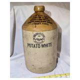 Antique Leighton & Son stoneware chemist jug
