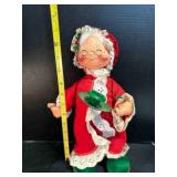 "92 Mrs. Claus Annalee Doll 14" in Pajamas