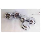 5 New 1917-27 Ford Model T Chrome Hub Caps