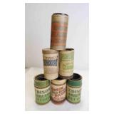 6 Original Cardboard Cylinder Storage Containers