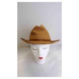 Vintage Knox Hat Co. Fawn Western Cowboy Hat