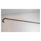 Antique Curved Hook Handle Wooden Walking Stick