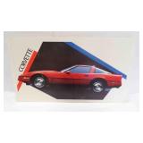 Cardboard Dealership Showroom Advertising Poster