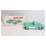 Vintage 1957 Luxe Car Chevy Corvette Convertible