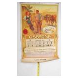 Original Antique 1913 French Advertising Calendar