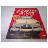 1953 Ford Passenger Car Body Parts Catalog - Parts