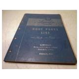 1946 Lincoln & Continental Body Parts List Catalog