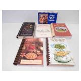 6 Vintage Spiral Cookbooks