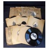 11 Antique 78 Vinyl Records