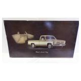 Cardboard Dealership Showroom Advertising Poster
