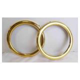 2 New Pair 1915-27 Model T Headlight Door Rims