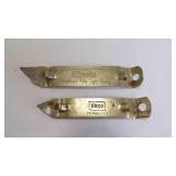 Vintage Steel Can Openers (1) Coors & (1) Ekco