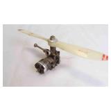 Vintage 2-Stroke Glow-Plug Polymer Propeller Mount