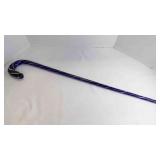 Antique Hand-Blown Glass "Whimsy" Parade Cane