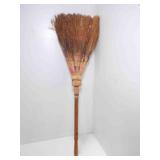 Antique Rustic Hearth Broom Natural Materials 28"