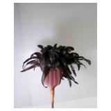 Antique Feather Duster Black Ostrich Feather