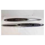 1957 Chevy Pickup 3100 Front Fender Spear Emblems