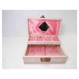 MCM Jewelry Box w/3 Rings Missing Stones