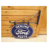 Vintage Style Ford Genuine Parts Double Sided Oval