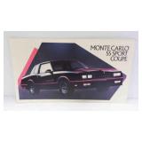 Cardboard Dealership Showroom Advertising Poster