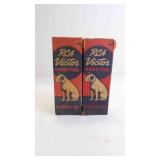 2 Vintage RCA Victor Radio Tube in Original Box