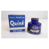 Vintage 1940s Parker Quink Washable Fountain Ink
