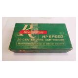 Vintage Remington Hi-Speed Kleanbore Ammo Box