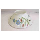 Vintage Hand-Painted Milk Glass Lamp Shade ONLY